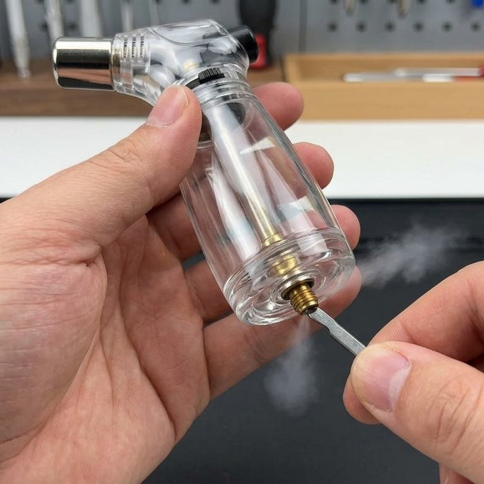 Butane Torch Lighters Refilling, Purging and Flame Adjustment.