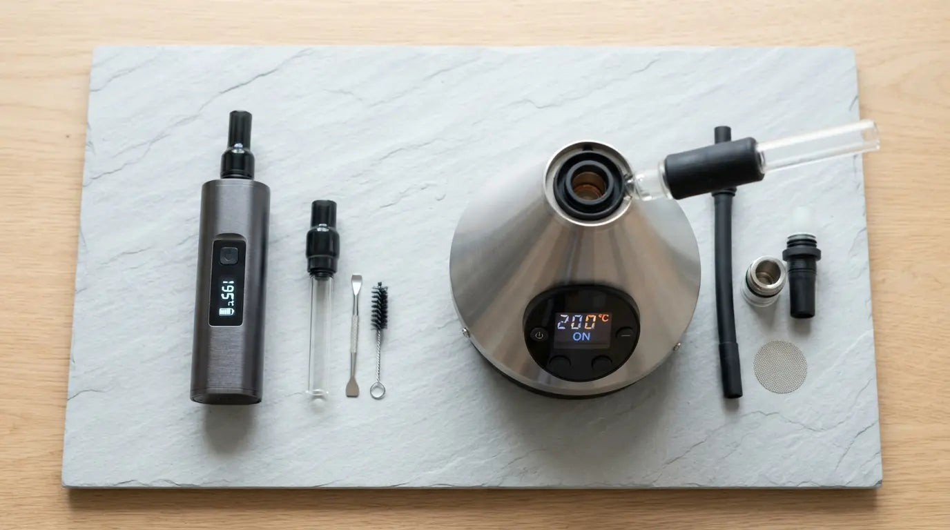 Dry herb vaporizers.