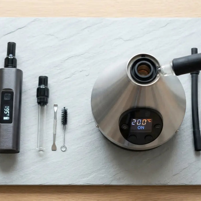 Dry herb vaporizers.