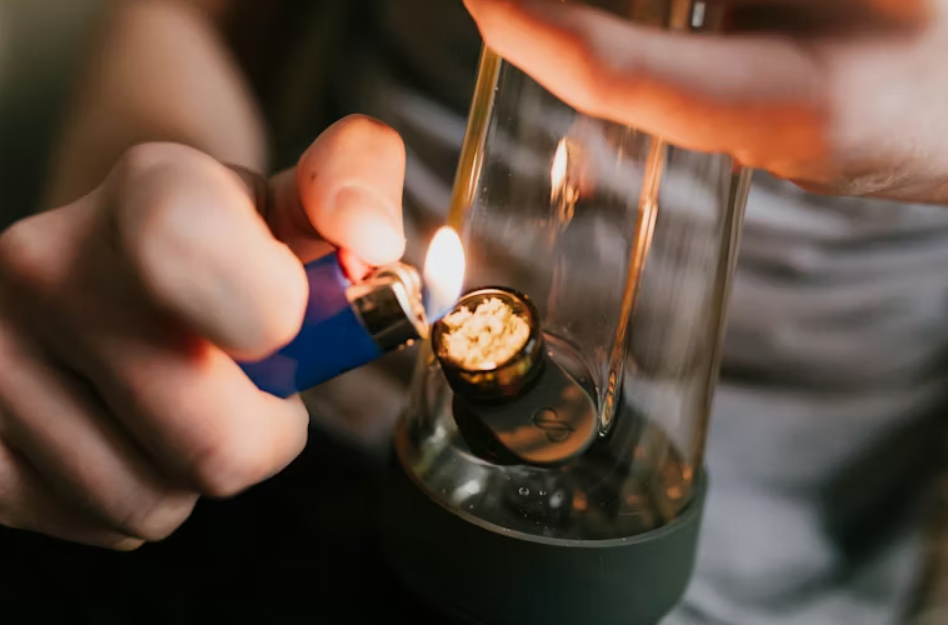 hand blown bong