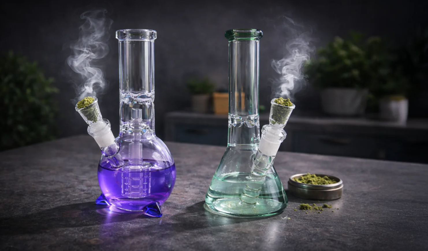 hand blown vs factory made bong