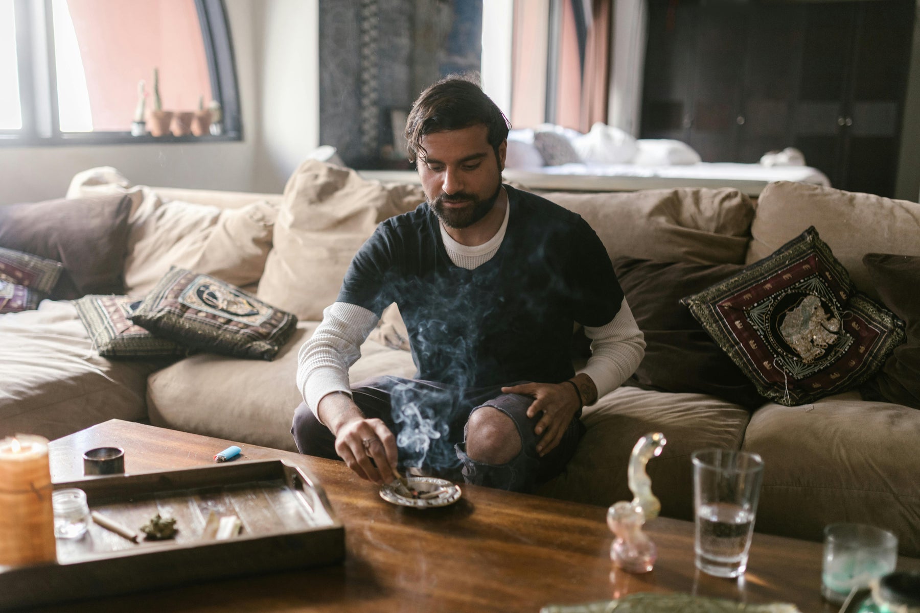 How Temperature Changes Smoke Density