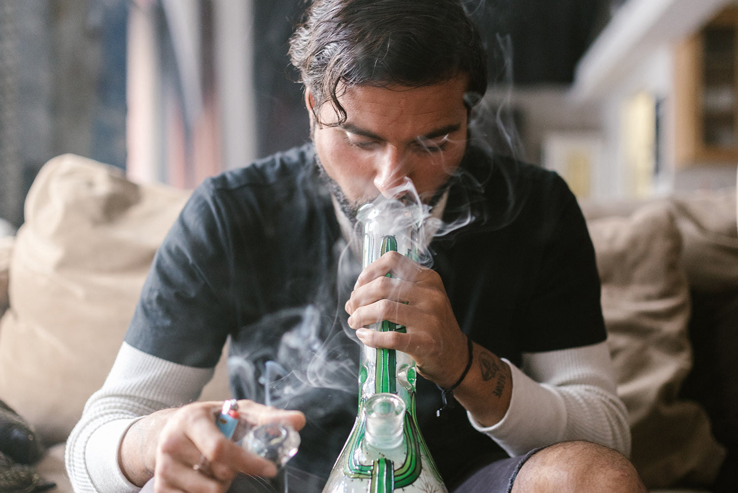what does bong water filter out