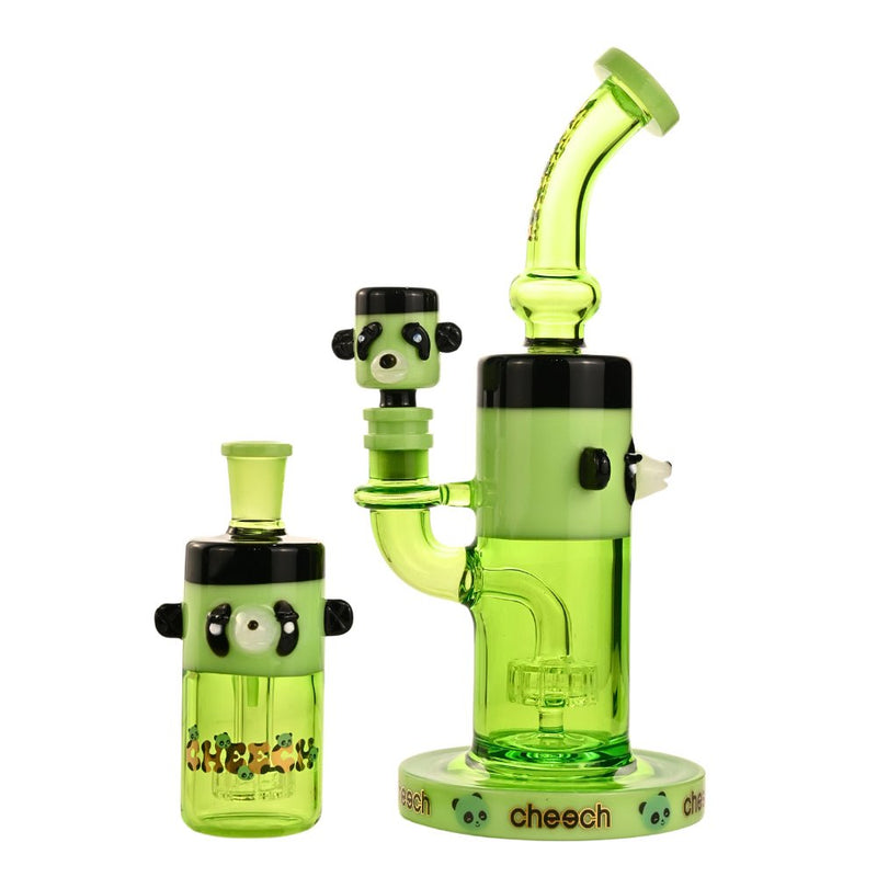 10" Cheech Panda Bong w/ Ash Catcher Glass Cheech Bongs Canada