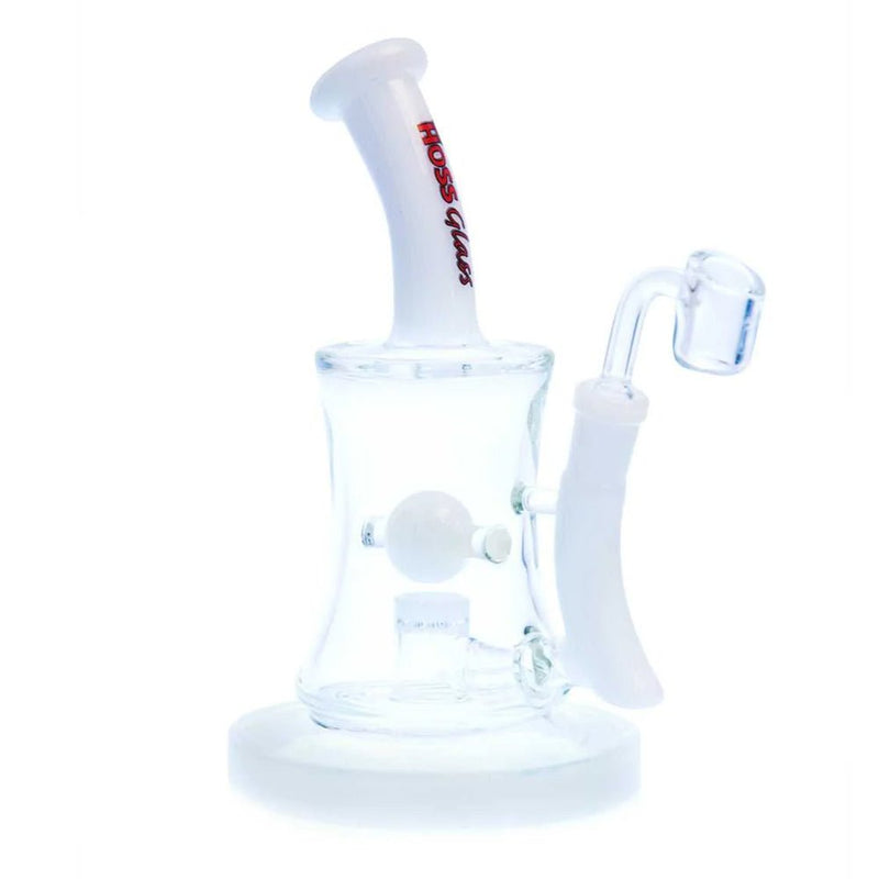 10" Hoss Glass H509 Hourglass Marble Rig - Dab Rig Hoss Glass Bongs Canada