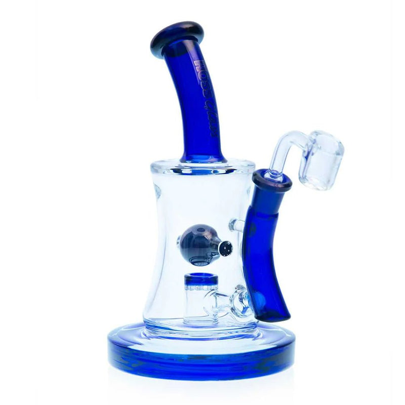 10" Hoss Glass H509 Hourglass Marble Rig - Dab Rig Hoss Glass Bongs Canada