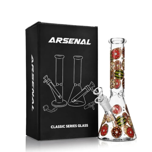 Arsenal Glass - 10" Donut Delight Glass Bong - Bongs Canada
