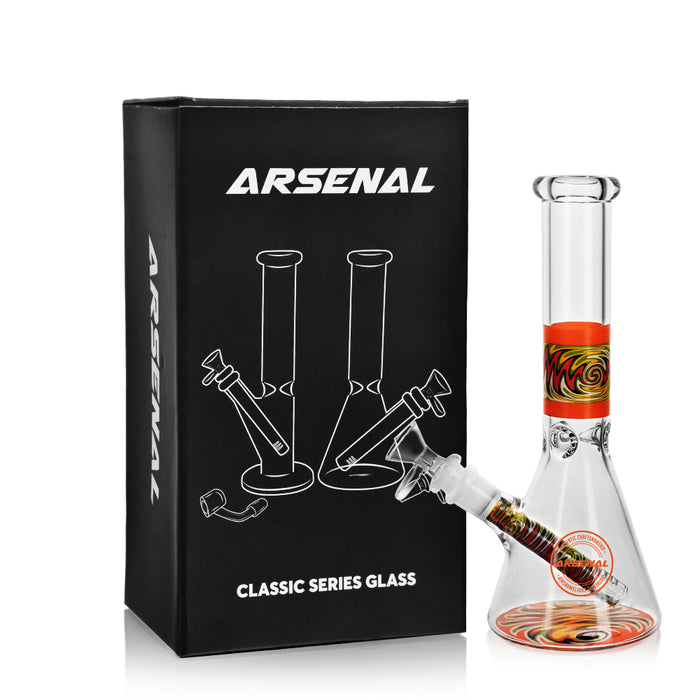 10" Arsenal Glass Visionary Series Beaker Bong (5mm)