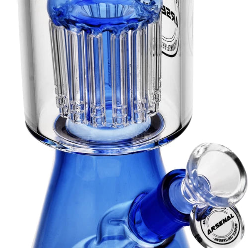 Arsenal - 11.5” Arsenal Double Chamber Percolator Bong - Bongs Canada