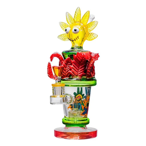 12" Cheech Sunflower Bong w/ Ash Catcher Glass Cheech Bongs Canada