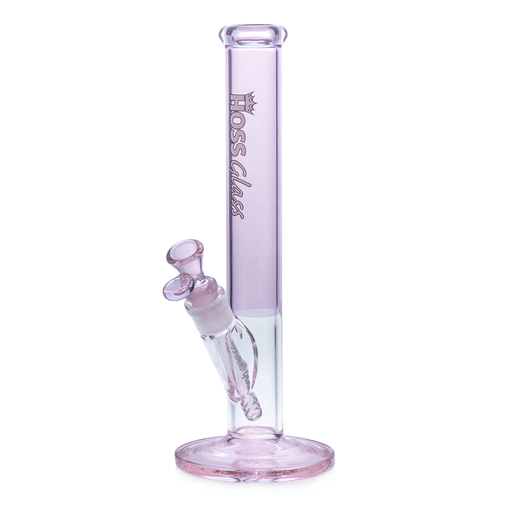 12" Hoss H072 (5mm) - Colored Straight Hoss Glass Bongs Canada