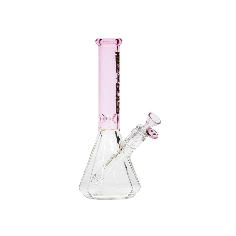 12" NG XY572 12 - Sided Pyramid Beaker Bong Nice Glass Bongs Canada