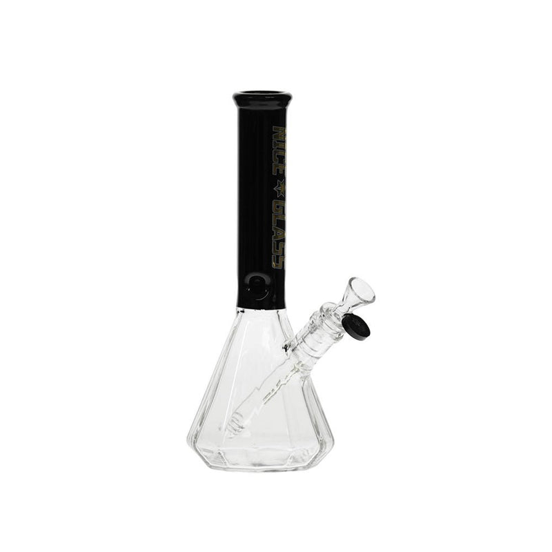 12" NG XY572 12 - Sided Pyramid Beaker Bong Nice Glass Bongs Canada
