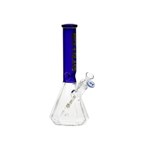 12" NG XY572 12 - Sided Pyramid Beaker Bong Nice Glass Bongs Canada