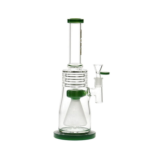 12" Nice Glass S385 Frosted Cone Percolator Straight Tube Bong Nice Glass Bongs Canada