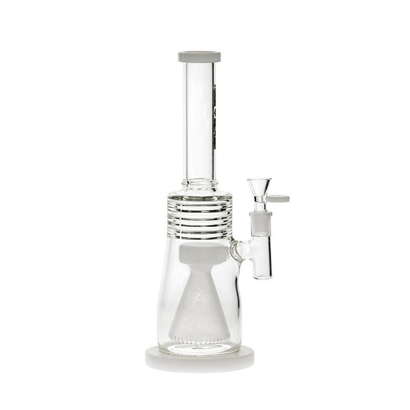 12" Nice Glass S385 Frosted Cone Percolator Straight Tube Bong Nice Glass Bongs Canada