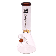 12” Wacky Tabacky Amber Basic Bitch Beaker Bong (5mm) Bongs Canada