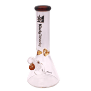 12” Wacky Tabacky Amber Basic Bitch Beaker Bong (7mm) Bongs Canada