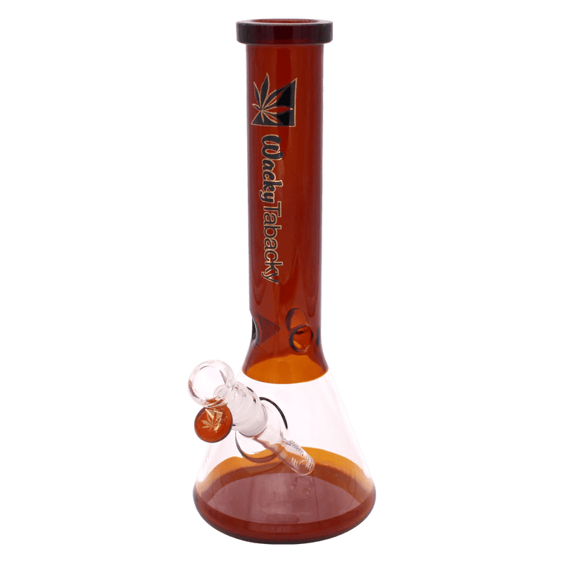 12" Wacky Tabacky Amber Window Beaker Bong (5mm) Bongs Canada