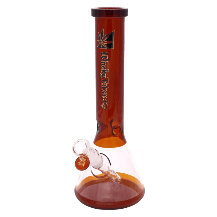 12" Wacky Tabacky Amber Window Beaker Bong (5mm) Bongs Canada