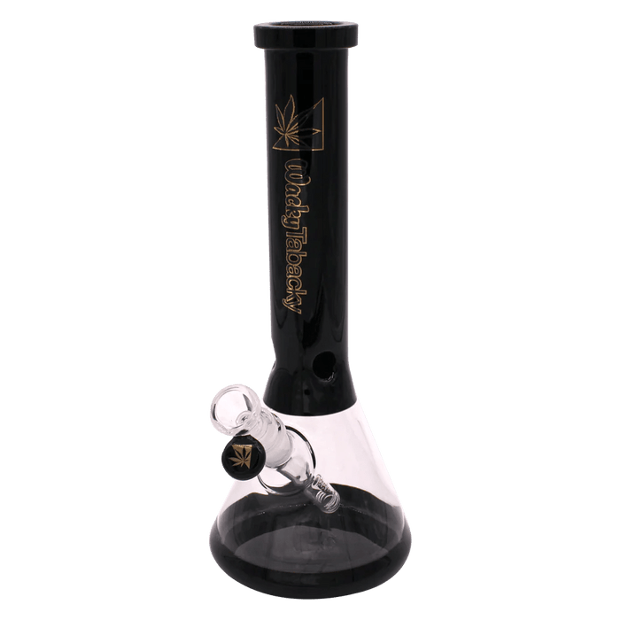 12" Wacky Tabacky Black Window Beaker Bong (5mm) Bongs Canada