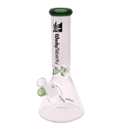 12” Wacky Tabacky Green Basic Bitch Beaker Bong (7mm) Bongs Canada