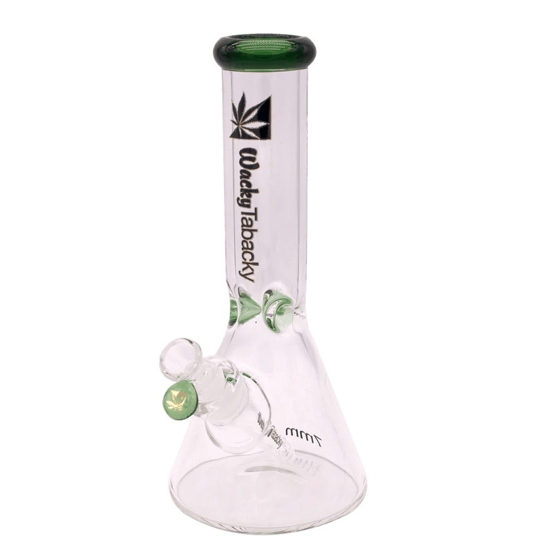 12” Wacky Tabacky Green Basic Bitch Beaker Bong (7mm) Bongs Canada