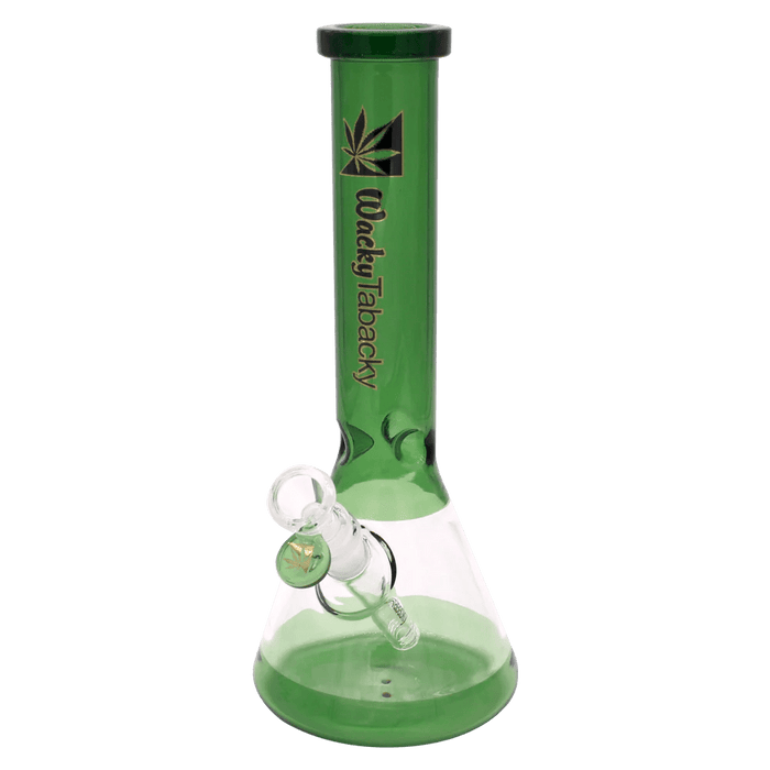 12" Wacky Tabacky Green Window Beaker Bong (5mm) Bongs Canada