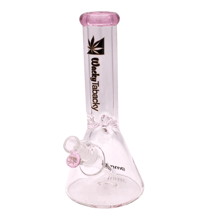 12” Wacky Tabacky Pink Basic Bitch Beaker Bong (9mm) Bongs Canada