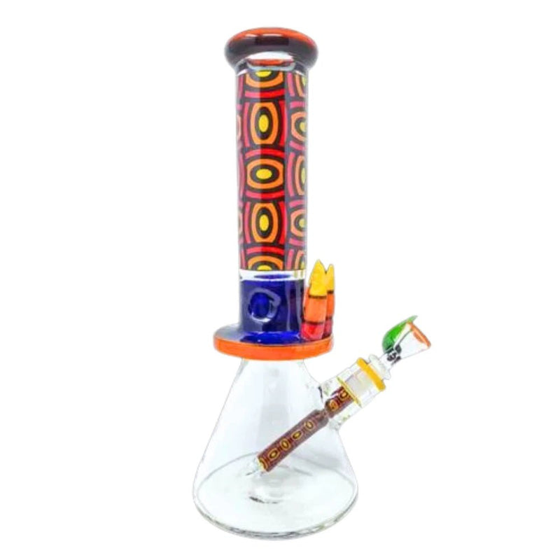 13” Cheech Retro Tube Beaker Bong Glass Cheech Bongs Canada