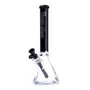 14” H085 - Pyramid with Colored Top Tube Hoss Glass Bongs Canada