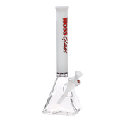 14” H085 - Pyramid with Colored Top Tube Hoss Glass Bongs Canada