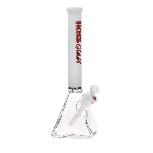 14” H085 - Pyramid with Colored Top Tube Hoss Glass Bongs Canada