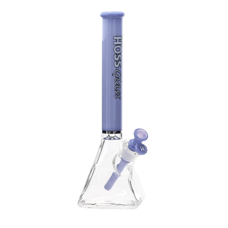14” H085 - Pyramid with Colored Top Tube Hoss Glass Bongs Canada