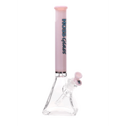 14” H085 - Pyramid with Colored Top Tube Hoss Glass Bongs Canada