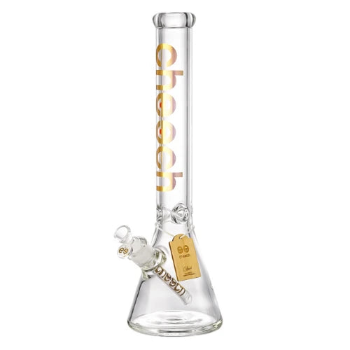 Cheech - 14” 7mm Gold Logo Beaker Bong - Bongs Canada