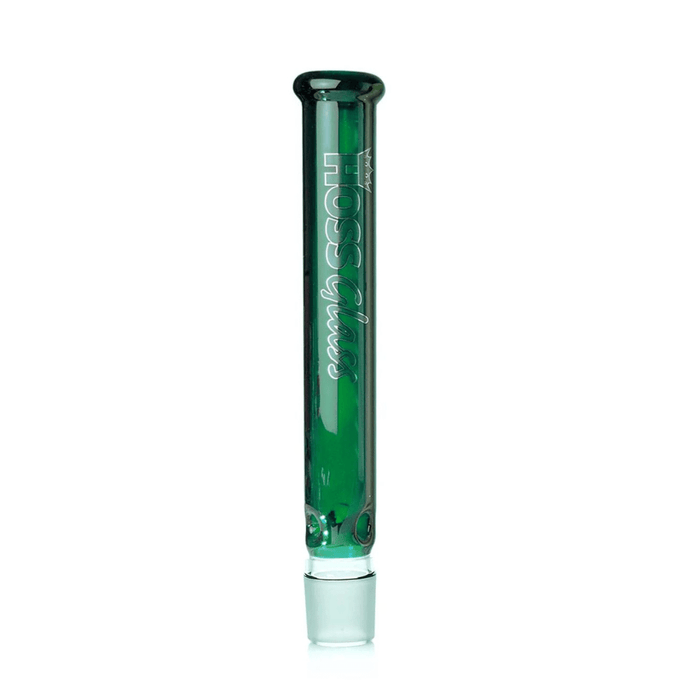 14" Hoss Glass Full Color Top Tube Green Bongs Canada