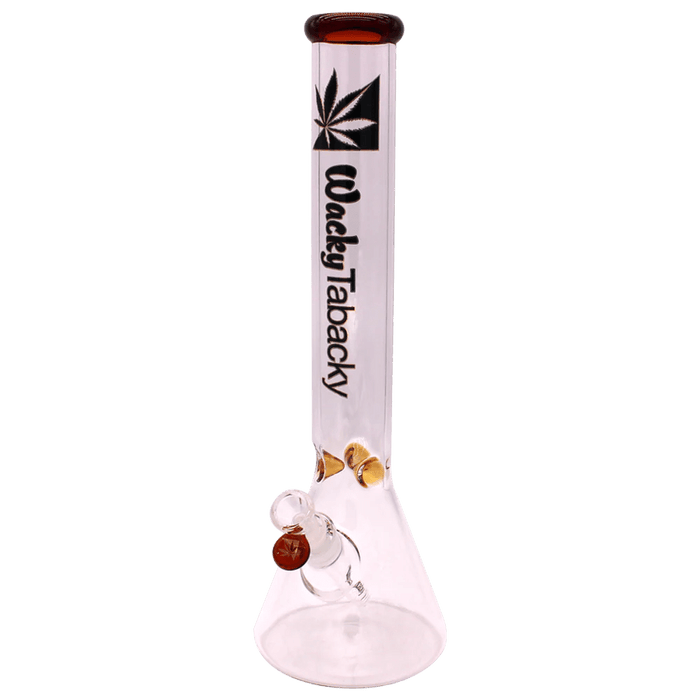 16” Wacky Tabacky Amber Big Boy Beaker Bong (5mm) Bongs Canada