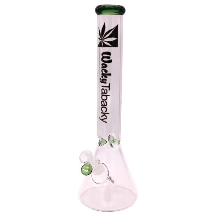 16” Wacky Tabacky Green Big Boy Beaker Bong (5mm) Bongs Canada