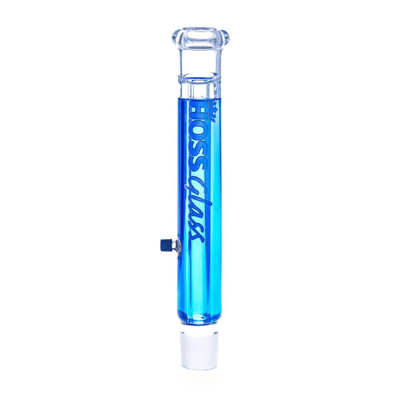 16" Hoss Glass Freezer Straight Top Tube Blue Bongs Canada