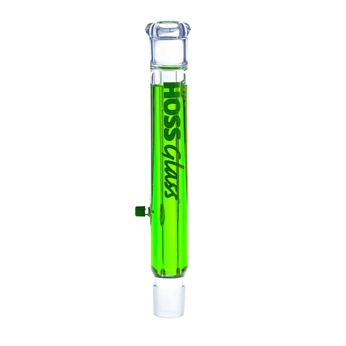 16" Hoss Glass Freezer Straight Top Tube Green Bongs Canada