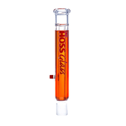 16" Hoss Glass Freezer Straight Top Tube Red Bongs Canada