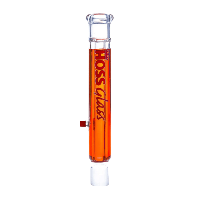 16" Hoss Glass Freezer Straight Top Tube Red Bongs Canada