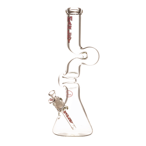 17" Marley Glass Pink Double Zong - Bongs Canada