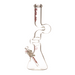17" Marley Glass Pink Double Zong - Bongs Canada