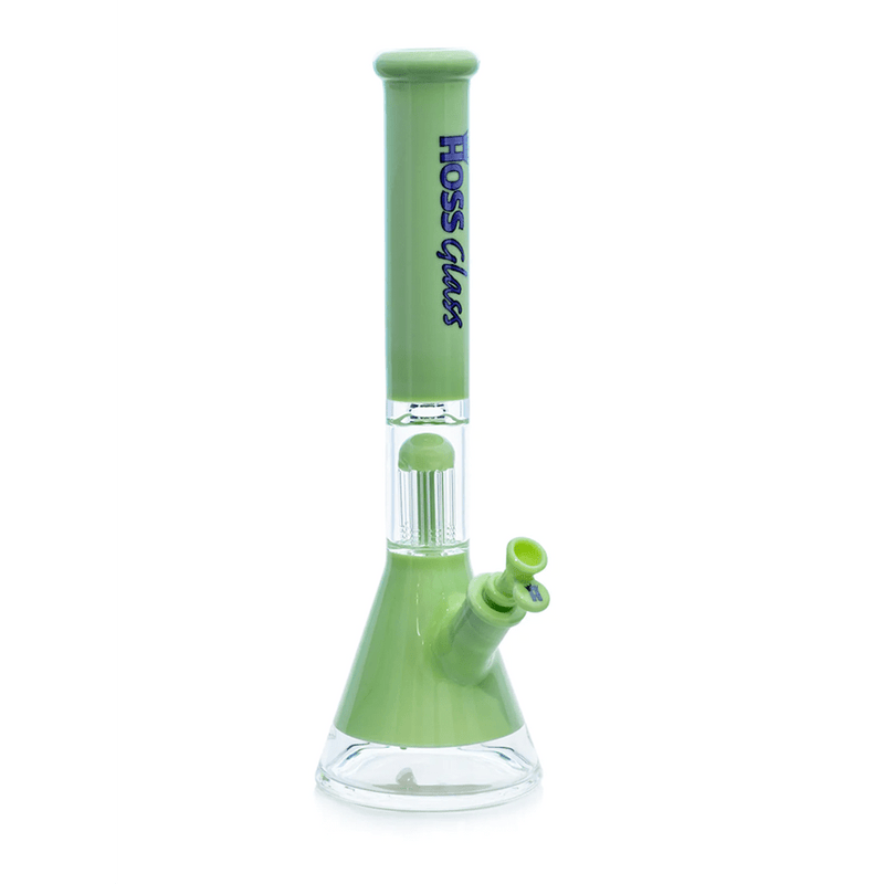 18” H155C - Colored Beaker (w/ Arm Tree Perc) (5mm) Hoss Glass Bongs Canada