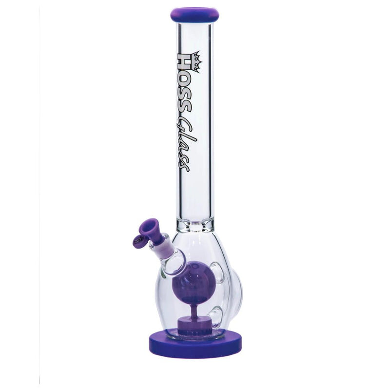 18" Hoss Glass H526 - Bowling Pin Percolator Removable Beaker Bong Hoss Glass Bongs Canada