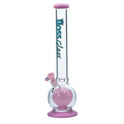 18" Hoss Glass H530 Double Ball Beaker Removeable Beaker Bong Hoss Glass Bongs Canada