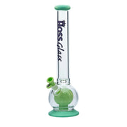 18" Hoss Glass H530 Double Ball Beaker Removeable Beaker Bong Hoss Glass Bongs Canada