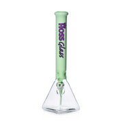 18" Hoss H056 (7mm) - Pyramid Half Colored Hoss Glass Bongs Canada